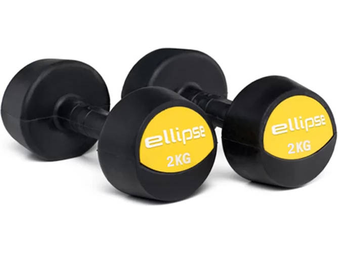 Halteres YOURFIT De Borracha (2kg - 2 unidades)