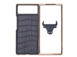 Capa LAXISCREED Xiaomi Mix Fold 2 Couro Nano Crocodilo