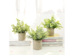 Peças Plantas Artificiais em Vasos Decoração Interior