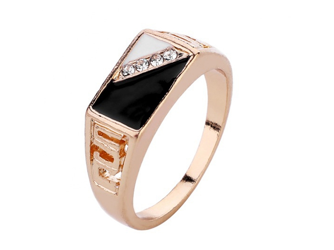 Anel De Mulher Com Strass Brilhante Decoração Jóias Para Casamento