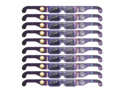 Ymsl 10 Unidades De Óculos De Eclipse Solar De Papel Para Observação Segura, Visão Direta Do Sol, Tom Marrom Hxl