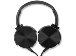 Fones De Ouvido Modernos Com Design Em Metal, Microfone E Cancelamento De Ruído, Com Fio E Modelo Circum Aural. Brilvibera