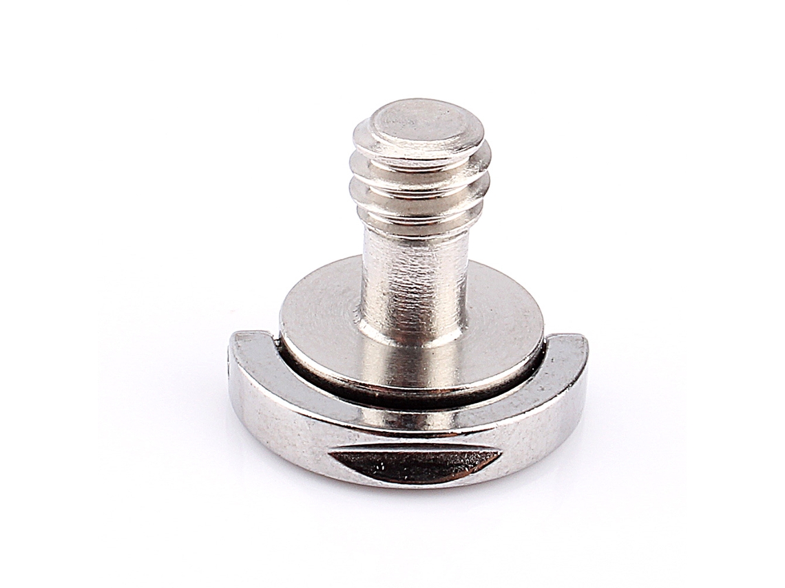 Stainless Steel 1/4inch D Ring Fixing Screw For Camera Tripod Quick Release Plate LAXISCREED