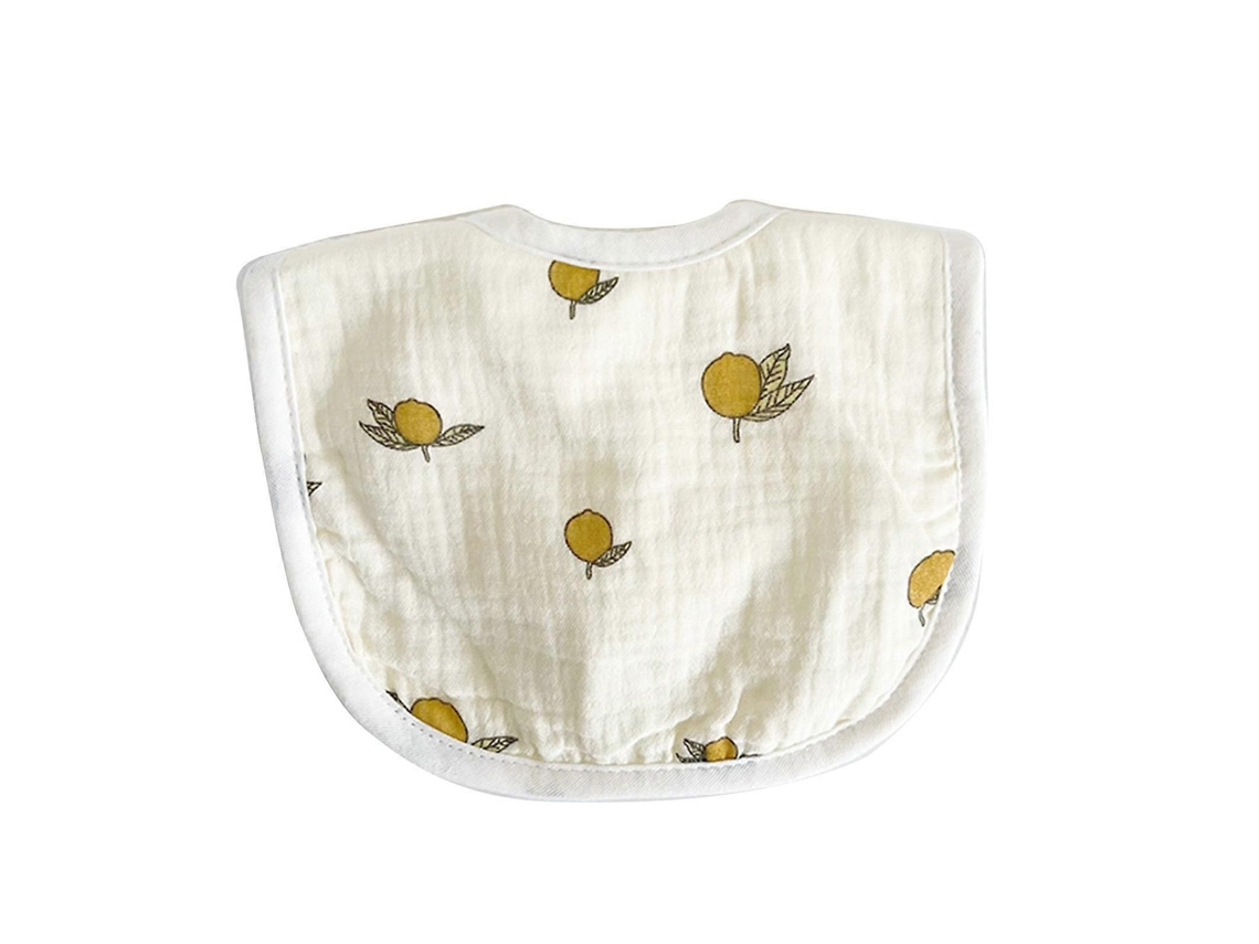Babador Para Dentição Infantil Com Estampa Floral, Paninho De Arrotar Para Bebês E Crianças Pequenas, Macio, Impermeável, Com Fecho De Pressão, I