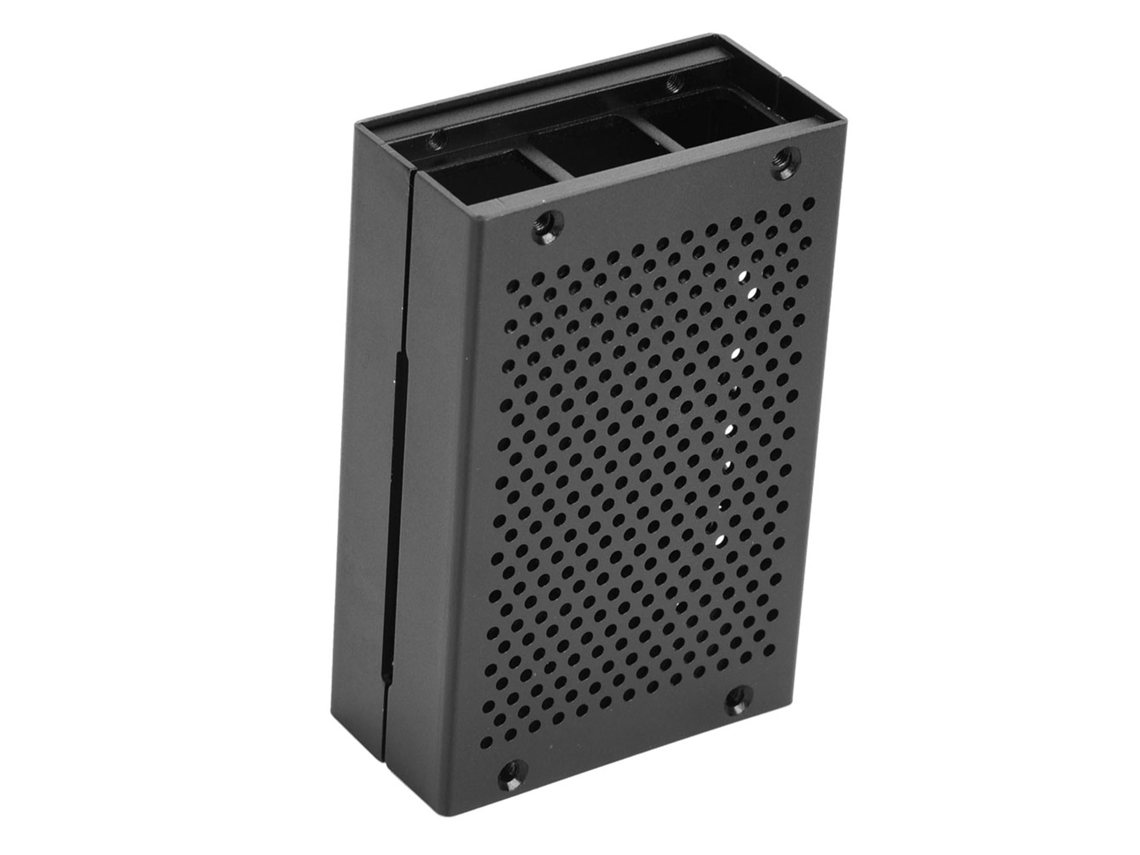 Capa De Alumínio Para Raspberry Pi 4 (preto)