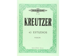 Livro 42 Estudios Violín de Rodolphe Kreutzer (Espanhol)