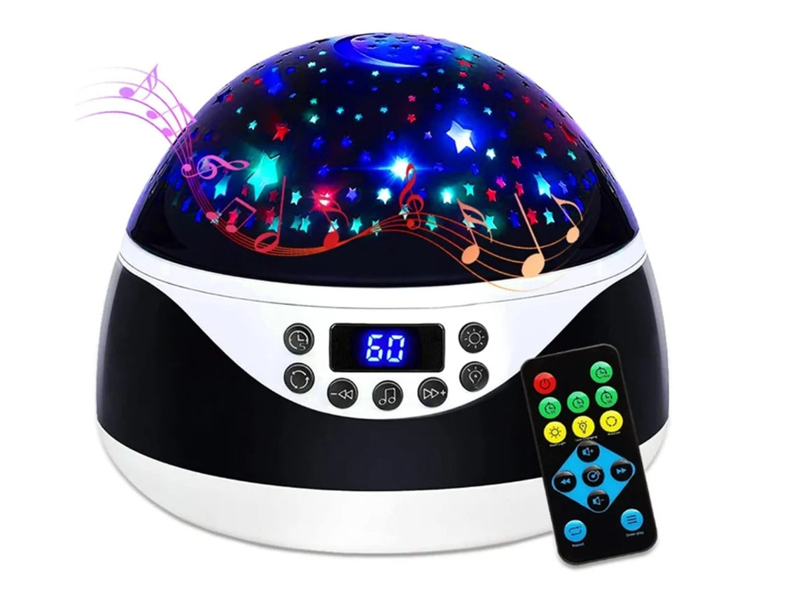 Luz Noturna Com Música E Temporizador Presentes De Aniversário Para Meninas Meninos De 1 A 6 A 12 Anos Lâmpada De Projeção Com Controle Bestvite