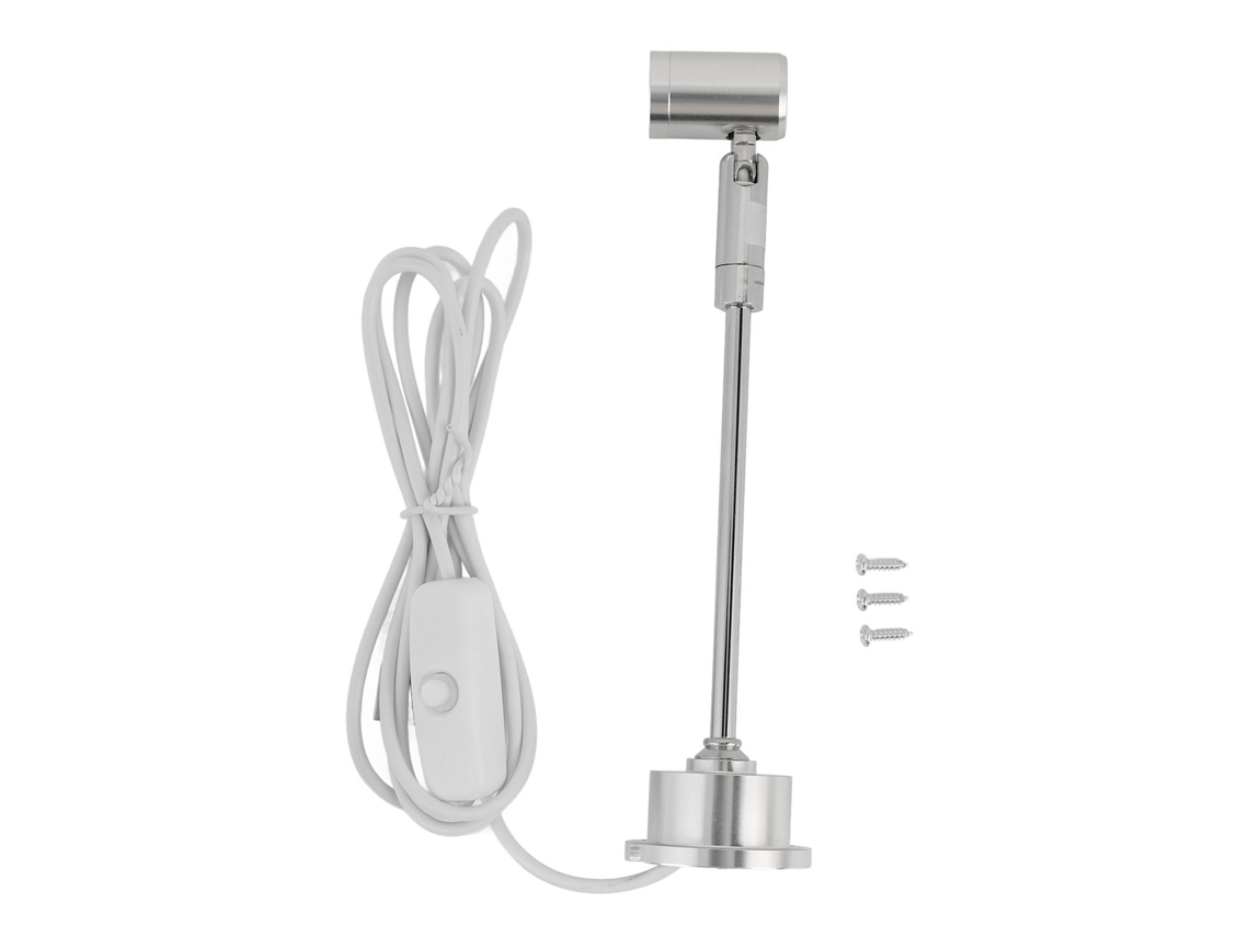 Spot LED mini para mostruário de joias luz branca USB 5V ajustável alumínio indoor | S/MARCA