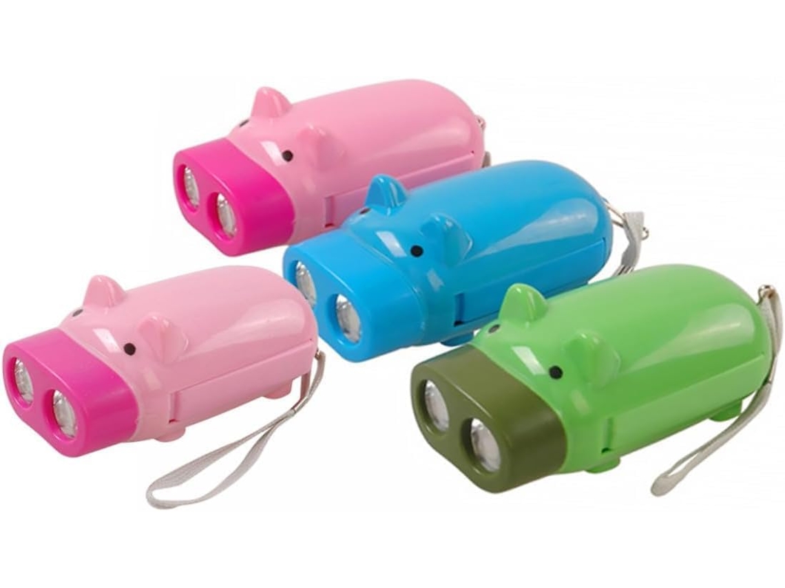 Conjunto De 4 Lanternas Portáteis Led Em Formato Porco, Com Manivela, Ideais Para Camping E Viagens Adoráveis Lanternas