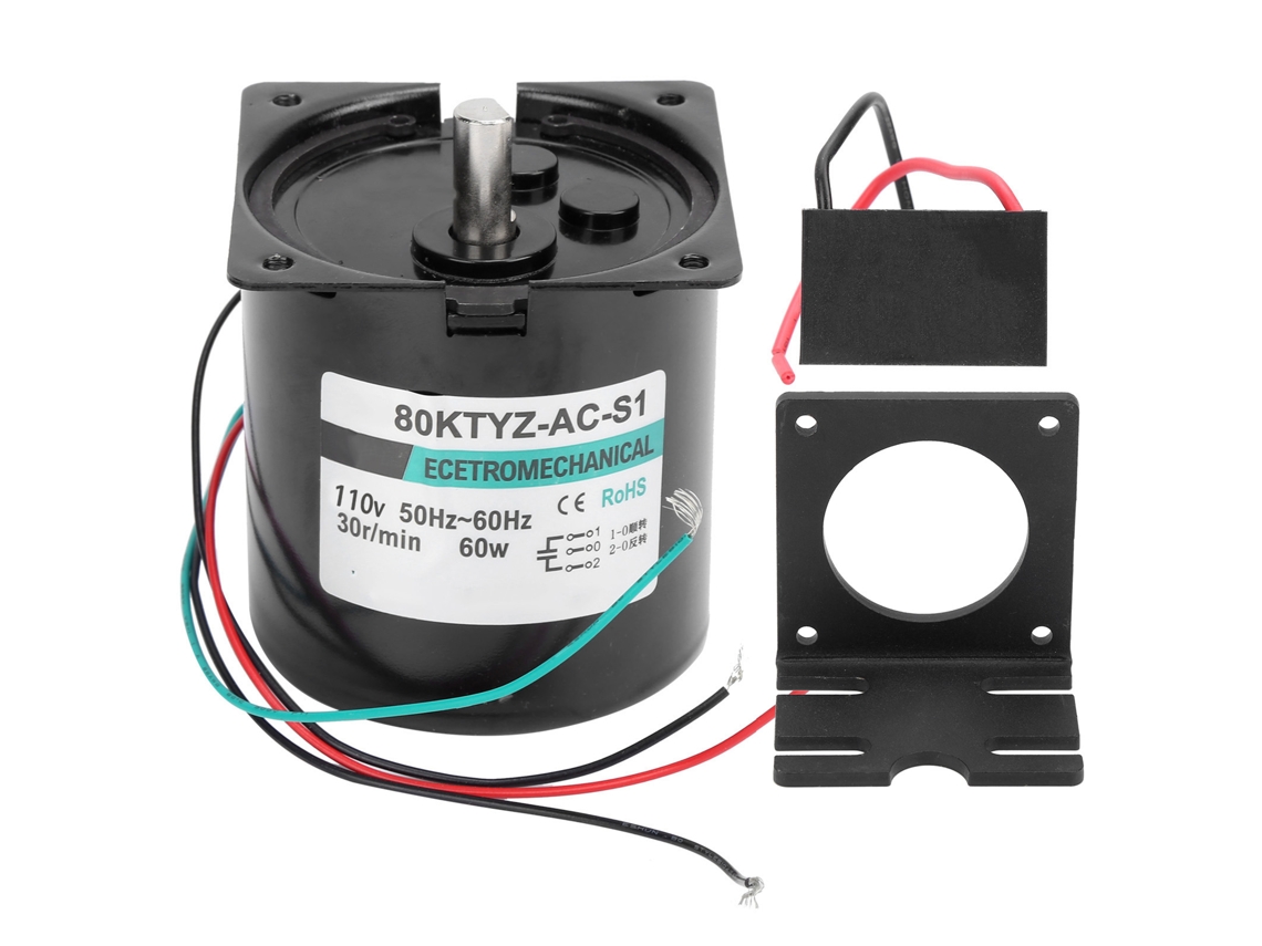Motor Síncrono Ca 60w 30rpm S/MARCA