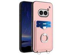 Capa Para Celular Com Suporte Para Cartão E Anel R20 Para Nothing Phone 2a