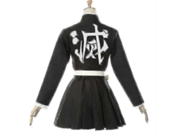 2026 traje de Cosplay Kanroji Mitsuri Kimono Anime Demon Slayer Kisatsutai para Mulheres e Crianças Roupa de Halloween Adulto