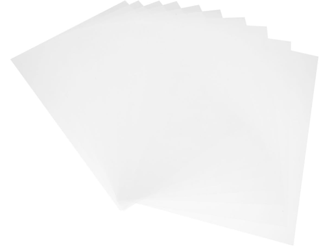 Ciieeo 20 Folhas de Plástico Transparentes Resistentes ao Fogo para Moldagem de Fotos DIY, Corte e Iluminação, Material
