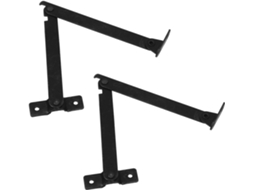 Conjunto De 2 Dobradiças Plástico Para Suporte Caixas, Em Ferro
