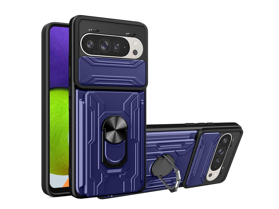 Capa De Celular Deslizante Camshield Tpupc Com Compartimento Para Cartão