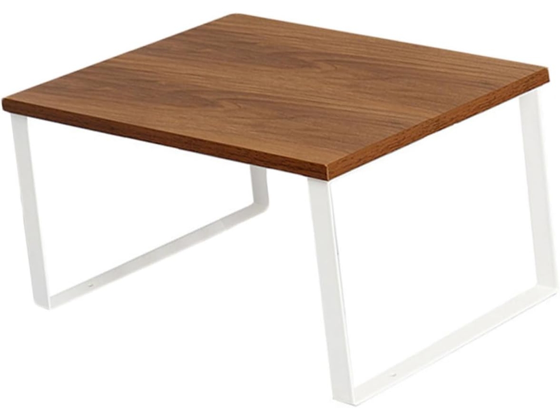 Mesa com Prateleira Elevada para Pequenos Objetos, Organizador Multifuncional Prático. SFUSHOS