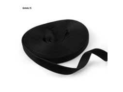 Fita de Veludo Natalina Preta de 6 Mm, 4,5 Metros Fita Vintage Ideal para Embalagens de Natal e Casamento. MDUG (5 Jardas)