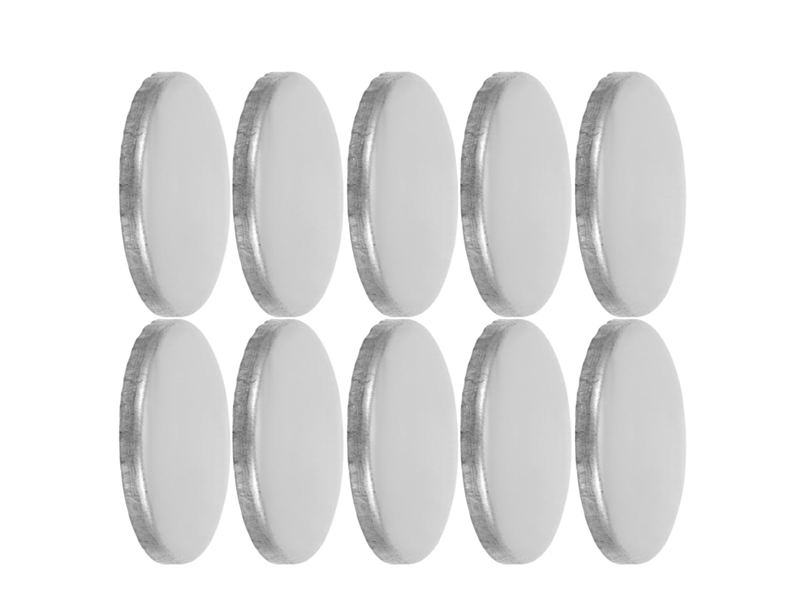 Inoomp Tampas de Extremidade Redondas para Corrimão, 10 Peças, 40 Mm, Ferro, para Corrimãos de Escada e Postes de CHABERLU