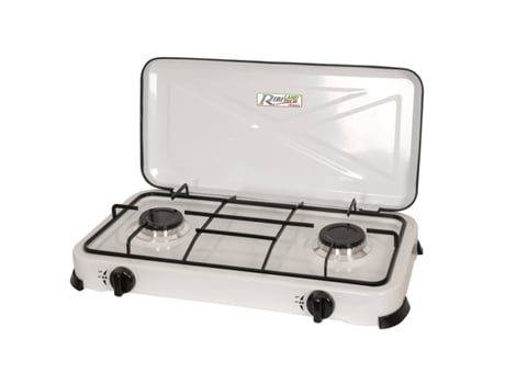 Fogão a Gás Portátil RIBILAND 2X2200K Prf350 de 2 Queimadores