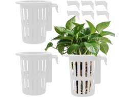 Vaso para Aquário com Gancho e Ventosa, Ornamentos Aquáticos para Propagação, Habitat, Ambientes Internos, Jardim, CHABERLU