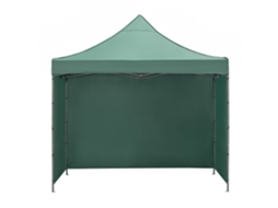 Pavilhão De Jardim 3x3 M Tenda Comercial Expressa Para Eventos, Mercado, Catering, Verde