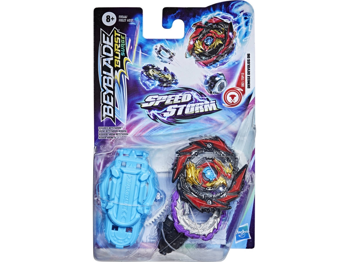 Pião BEYBLADE Surge Speedstorm Demise Devolos D6 (Idade Mínima: 8 anos)