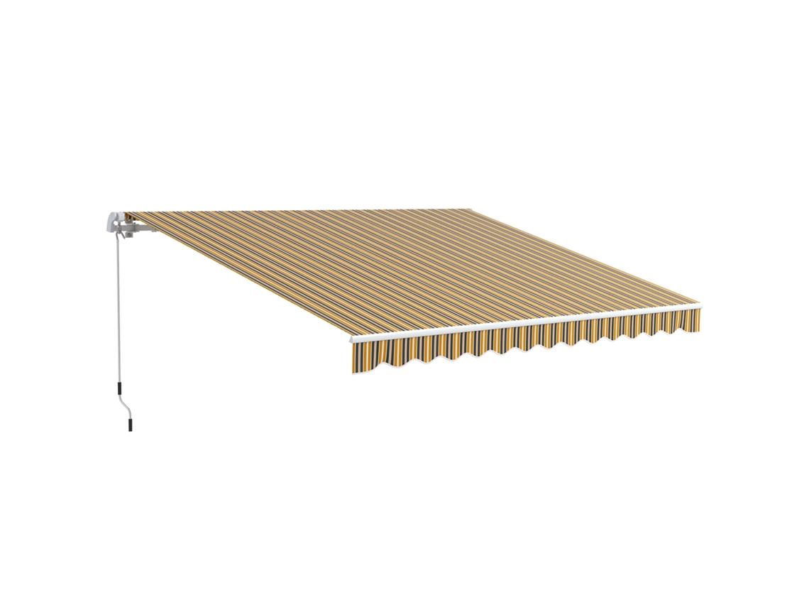 Toldo retrátil 350x250 cm com braços e manivela DECORALAR TECH