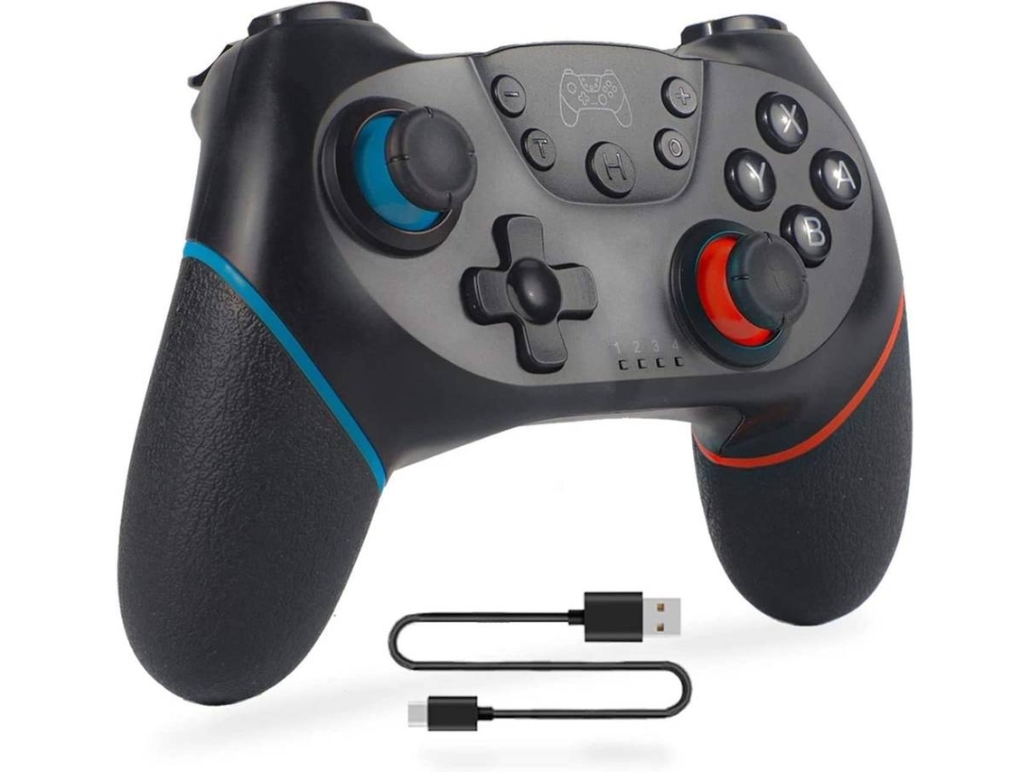 Controlador Sem Fio para Switch Controladores Bluetooth Pro para Jogar Todos Os Jogos Switch Switch Lite Controlador de Pc com Fiopreto