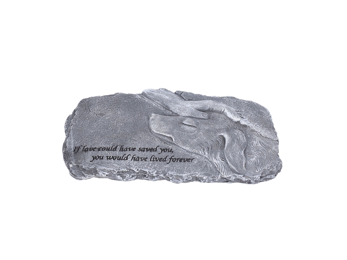 Lápide Memorial para Animais de Estimação, em Resina CHABERLU