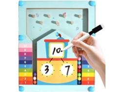 Jogo De Matemática Para Crianças, Jogo Educativo Com Blocos De Montar E Contas, Para Casa, Escola, V Gokoco