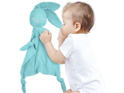 Mali cobertor de Conforto para Bebê Cobertor Seguro Brinquedo de Pelúcia Coelho Macio Presente para Recém nascido