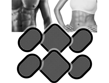 Pack de almofadas de substituição TENSPAD SILVER (2 Unidades - 100x100 mm + 4 Unidades - 70x100 mm)