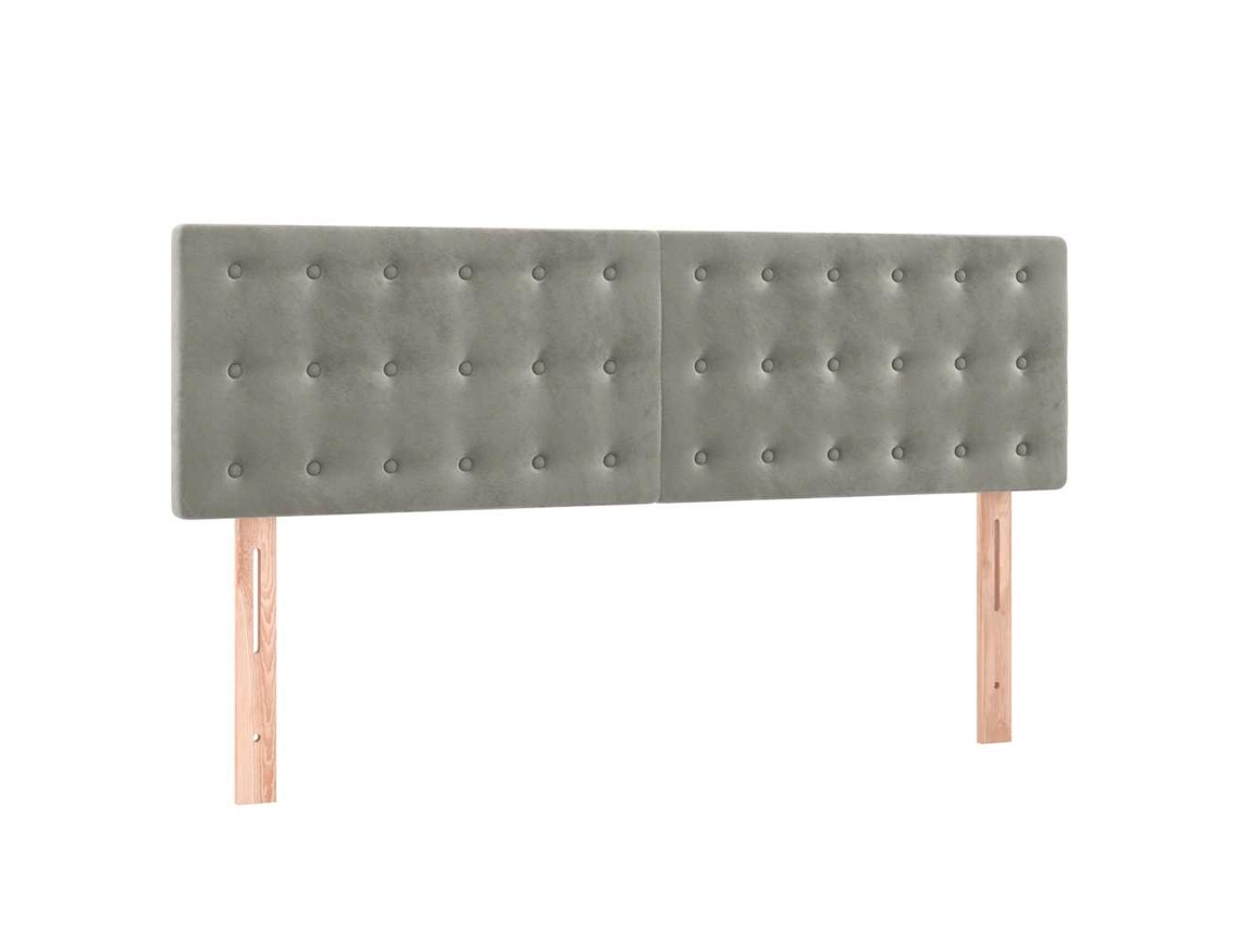 Headboard, Headboards Vidaxl Cinzeto Veludo (144 Cm)