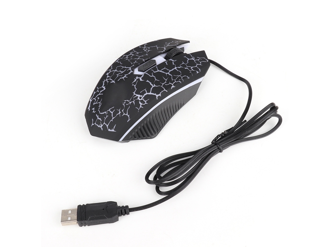 Mouse Gamer LAXISCREED usb 400 1600dpi Iluminação Sete Cores | LAXISCREED