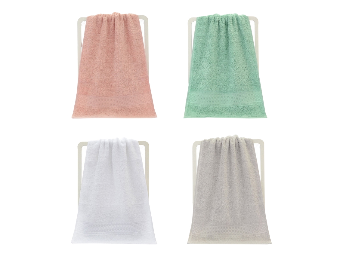 Conjunto de Toalha NEVEANCE Mão Puro Ultra Macias Algodão Branco (Tamanho Único)