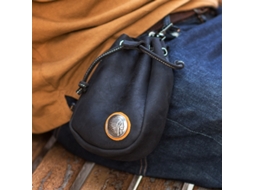 Bolsa Transversal Pequena EOOCOO (couro de Grão Superior Retrô Artesanal)