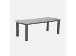 Mesa de jardim em alumínio, 10 lugares, antracite.