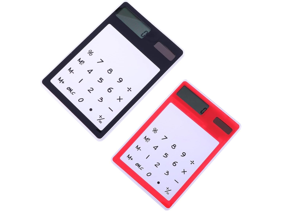 Calculadora Portátil Com Tela Sensível Ao Toque E Energia Solar, 2 Unidades, Ideal Para Estudantes E Gokoco