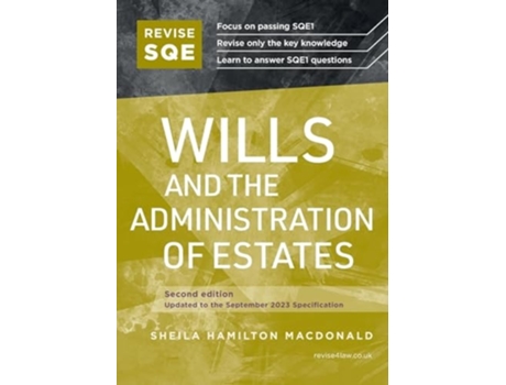 Livro Revise SQE Wills and the Administration of Estates de Sheila Hamilton MacDonald (Inglês)