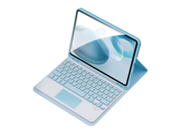 Teclado Sem Fio Bt Teclado Usb Capa De Couro Pu Para Ipad Air 4/5 10,9 Polegadas Pro 11 Polegadas