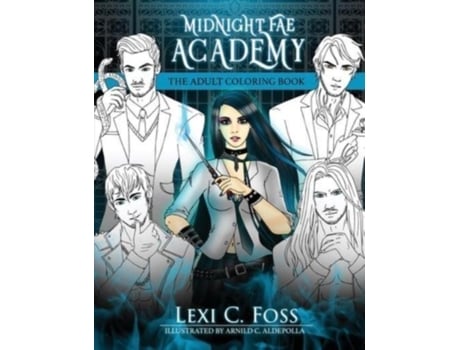 Livro Midnight Fae Academy Coloring Book De Lexi C Foss (inglês)