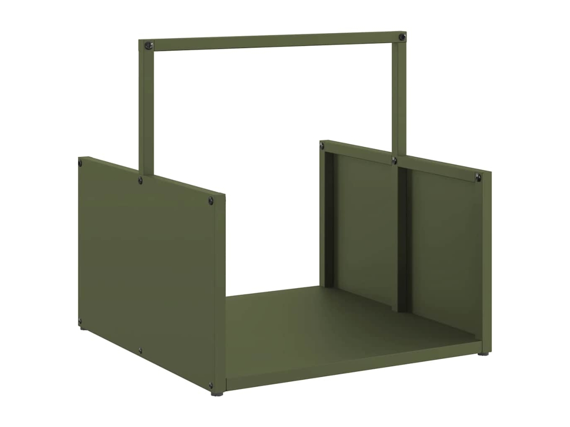 Firewood Rack, Firewood Racks Vidaxl Verde Aço (40 X 40 X 40 Cm)