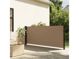 Vidaxl Toldo Lateral Retrátil 140x300 Cm Cinzento-acastanhado