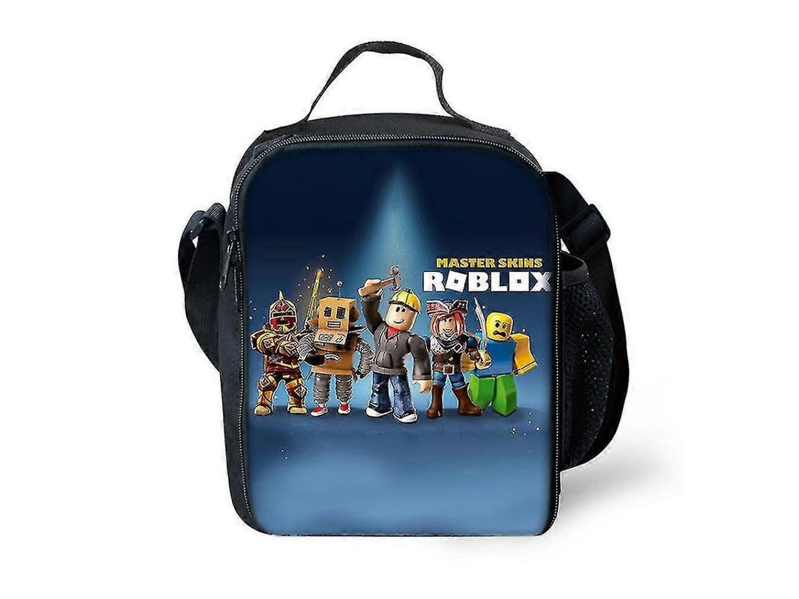 Bolsa térmica de almoço infantil Roblox, reutilizável para escola e piquenique | S/MARCA