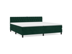 Box Spring Bed, Box Spring Beds Vidaxl Verde Veludo (200 X 200 Cm)
