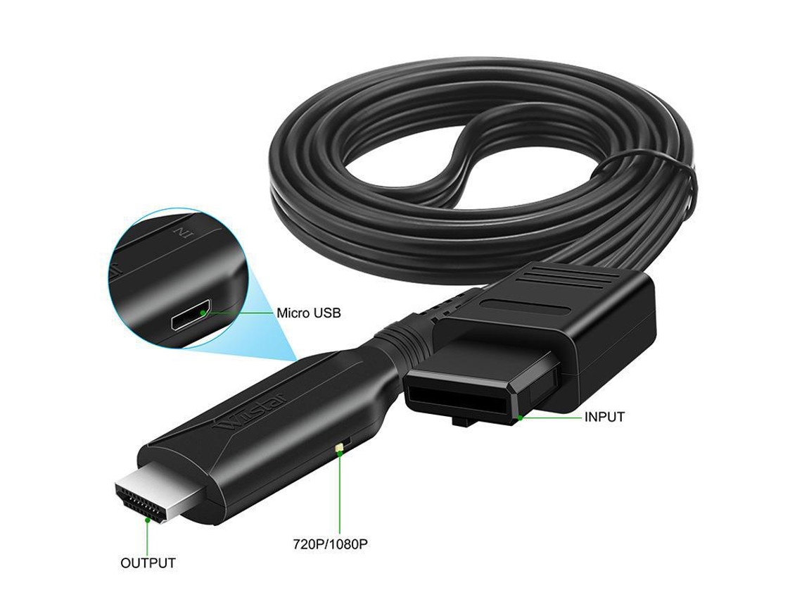 Conversor N64 para HDMI Plug Play para Nintendo N64 Gamecube SNES CHARM