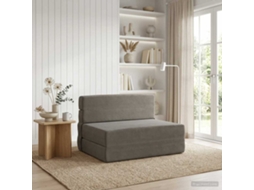 Vidaxl Sofá Cama Dobrável Cinzento-claro 70 X 80 X 60 Cm Tecido