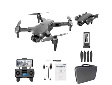 Drone KLACK L900 Pro Se com 2 Câmaras 1.2Km de Alcance 4K 5G 25Min Max 7.4V 2200Mah 1 Bateria- Preto
