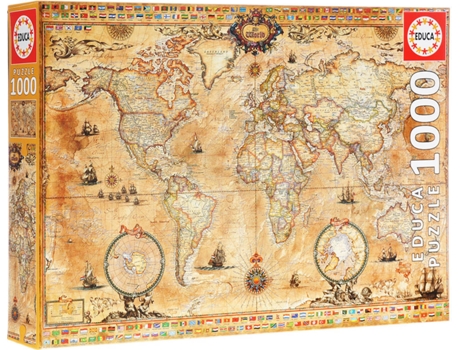 Puzzle Mapa-Mundi 1000 Peças