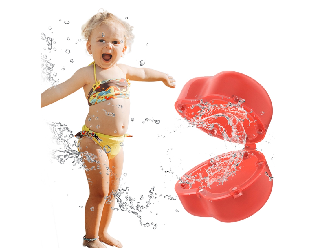 Balões de Água Reutilizáveis em Silicone com Selagem Automática | S/MARCA